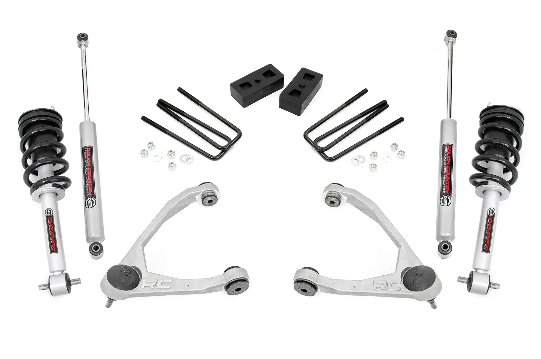 3.5 Inch Lift Kit | Cast Steel | N3 Strut | Chevrolet Silverado/GMC Sierra 1500 | 2007-2013