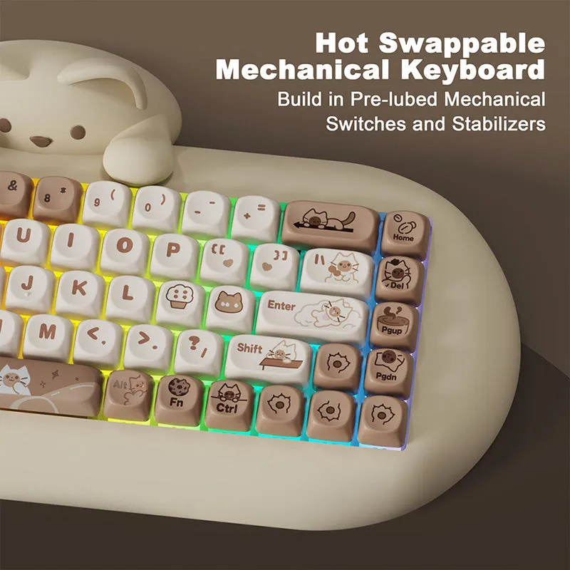 ACGAM C68 Kawaii Cat Hi-Fi Mechanical Keyboard