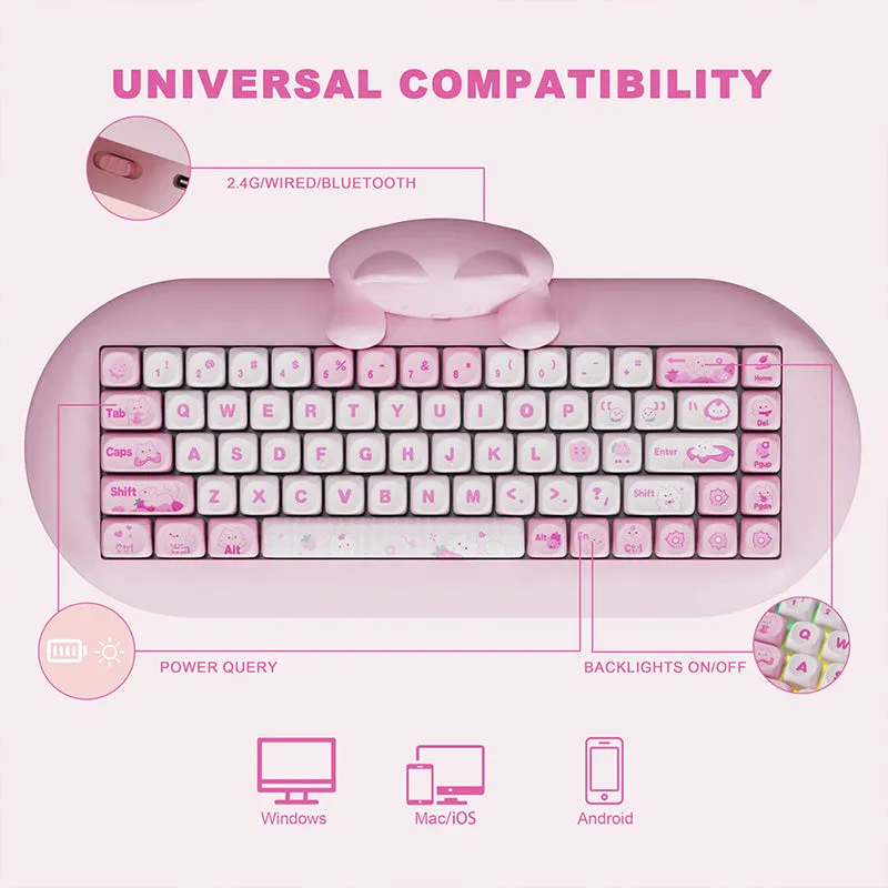 ACGAM C68 Kawaii Cat Hi-Fi Mechanical Keyboard