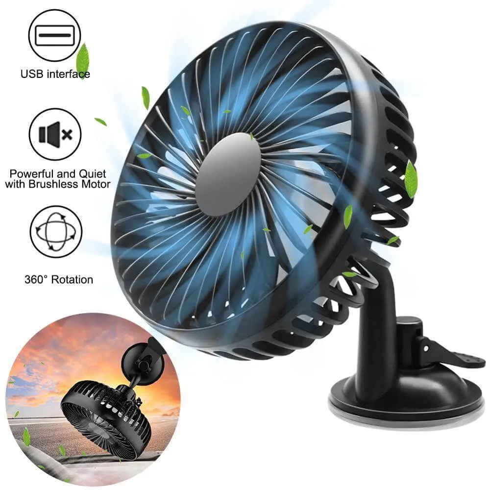 Adjustable Wind Cooling Car Fan