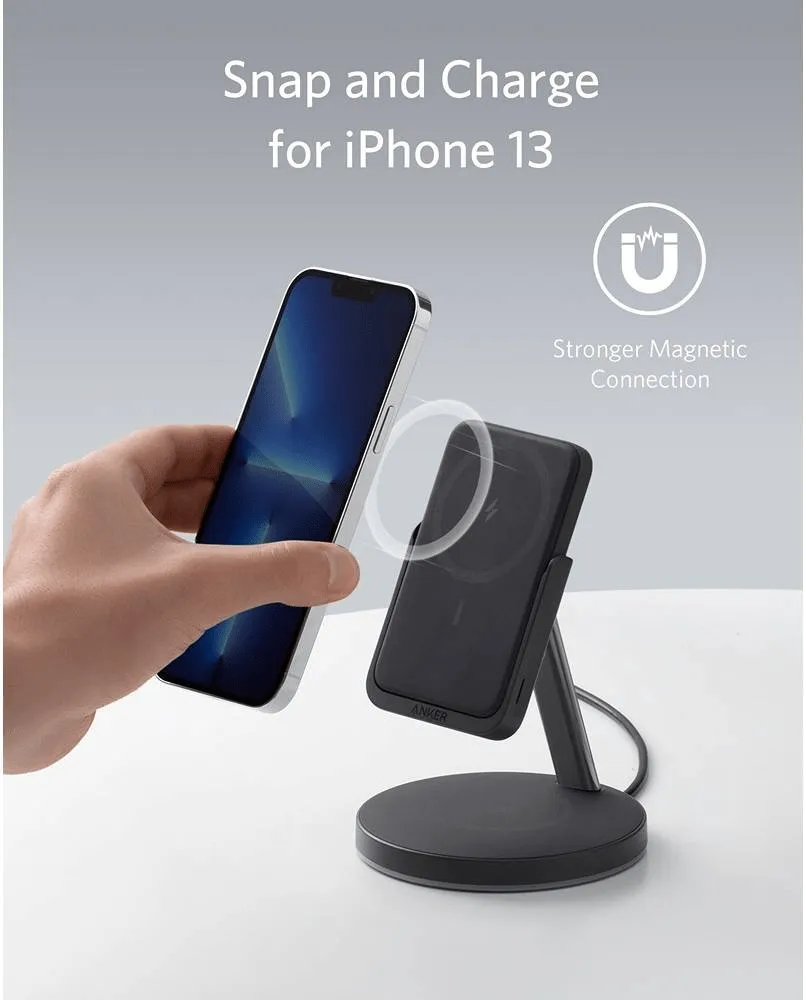 Anker 633 2-in-1 Wireless Charging Station (MagGo) - B25A7