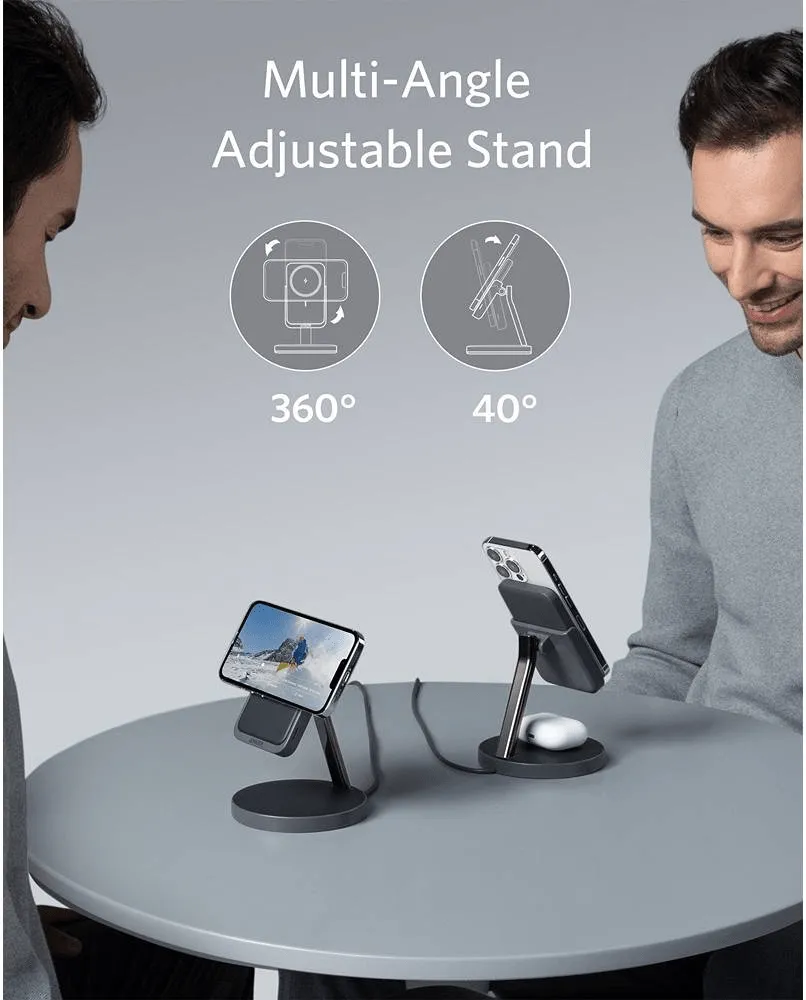 Anker 633 2-in-1 Wireless Charging Station (MagGo) - B25A7