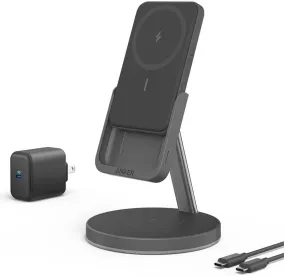 Anker 633 2-in-1 Wireless Charging Station (MagGo) - B25A7