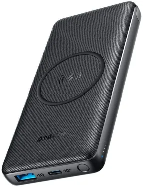 Anker Power Bank PowerCore III 10K Wireless Portable Charger with Qi-Certified 10W Wireless Charging and 18W USB-C Quick Charge