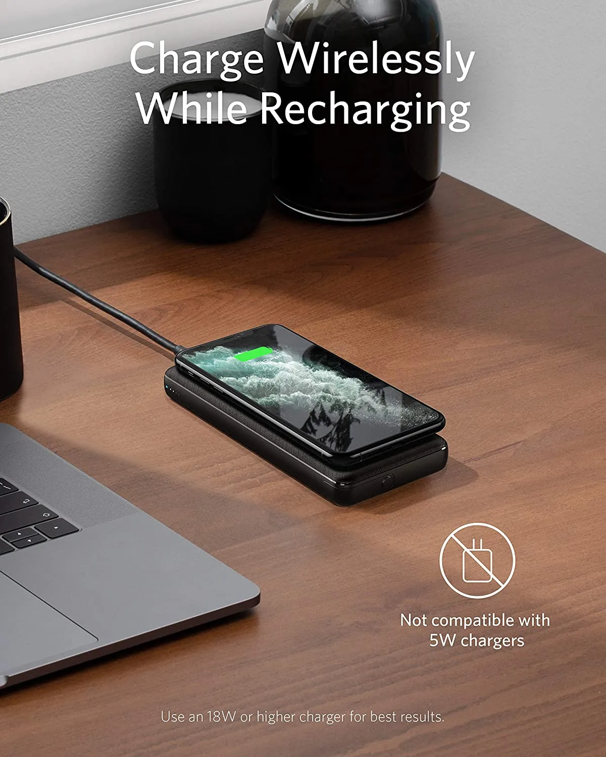 Anker PowerCore III 10000mAh Wireless Charging 10W Portable Charger Power Bank