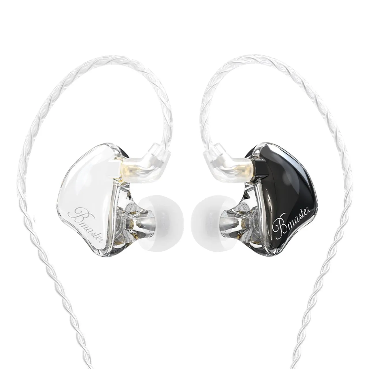 BASN Bmaster PRO Triple Drivers In Ear Monitor Headphones (White-Black)