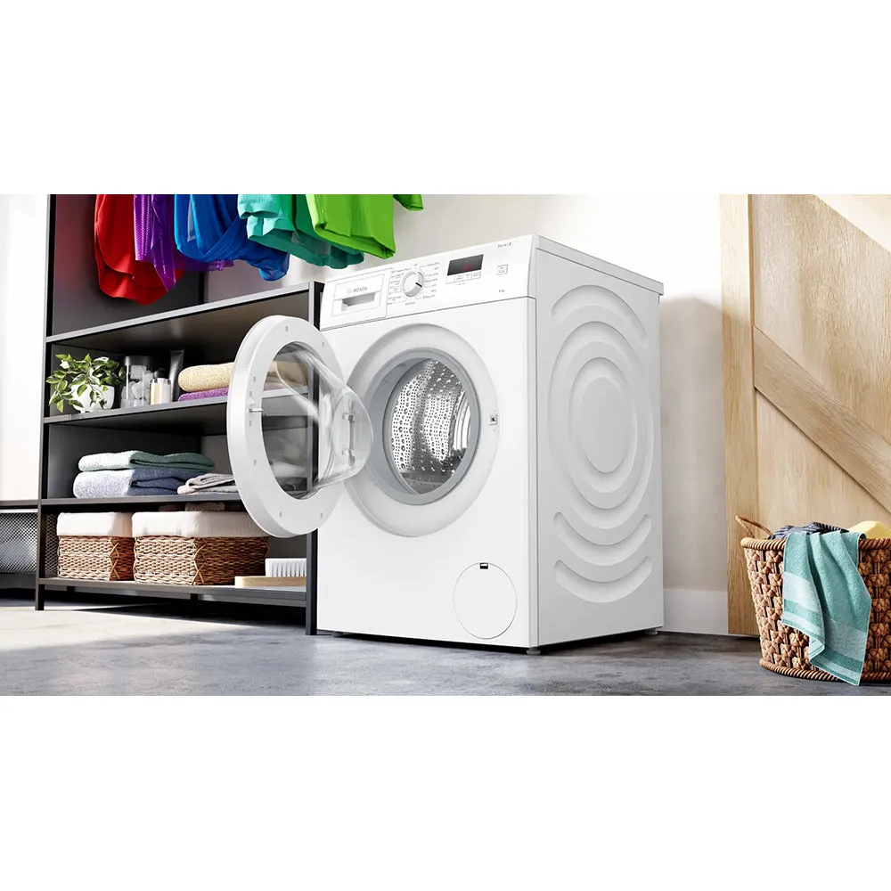 Bosch Series 2 8KG Freestanding 1400 RPM Washing Machine - White | WGE03408GB