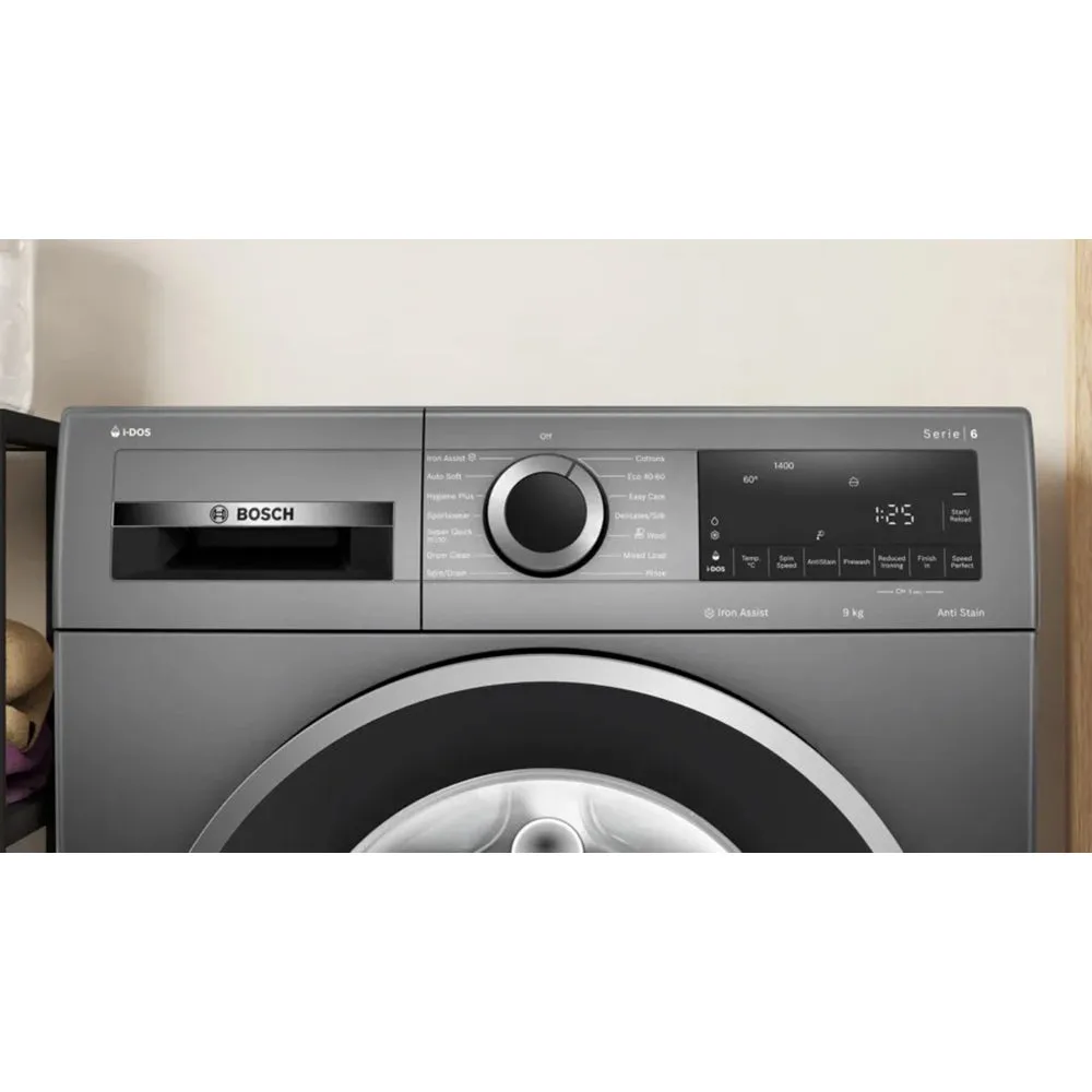 Bosch Series 6 9KG 1400RPM Freestanding Washing Machine - Graphite | WGG244FCGB