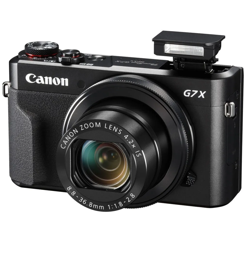 Canon PowerShot G7 X Mark II Digital Camera (Intl Model) with (2)128GB SD Cards