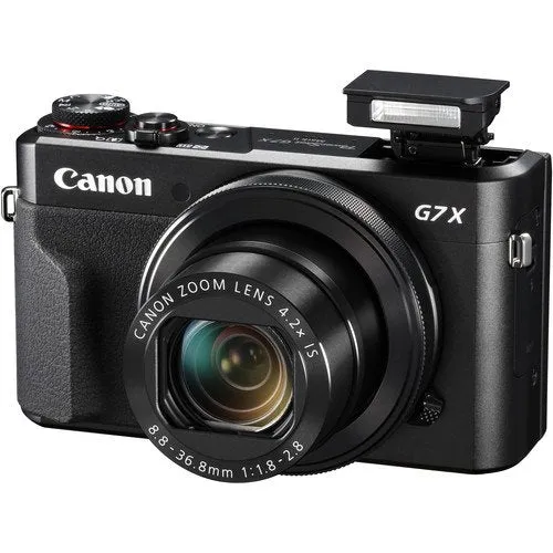 Canon PowerShot G7 X Mark II Digital Camera w/1 Inch CMOS Sensor and Tilt LCD Screen Touchscreen- Deluxe Bundle (1066C00