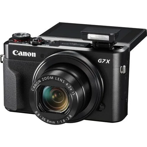 Canon PowerShot G7 X Mark II w/Accessories Bundle- Digital Camera w/1 Inch CMOS Sensor Tilt LCD Screen Touchscreen Acces