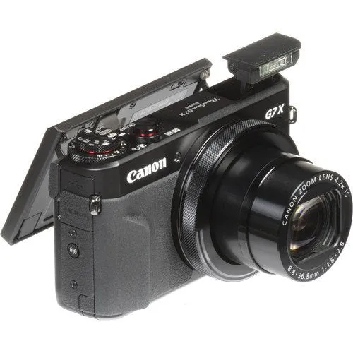 Canon PowerShot G7 X Mark II w/Accessories Bundle- Digital Camera w/1 Inch CMOS Sensor Tilt LCD Screen Touchscreen Acces