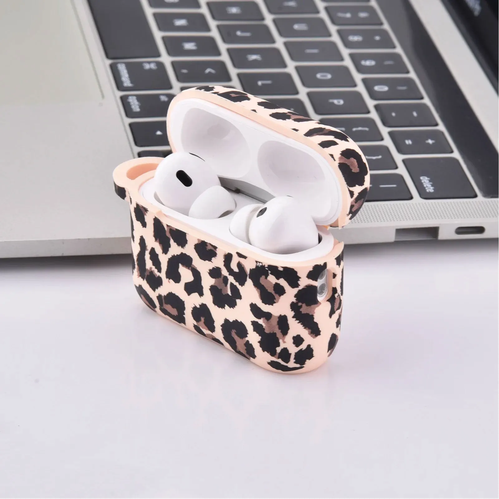 Case for AirPod Pro 2 Silicone Cover with Pom Pom Keychain