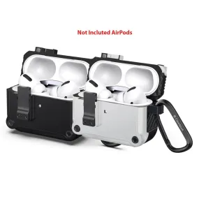 Case Studi Airpods Impact Case for AirPods Pro 2 (White &amp; Black)