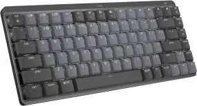 Certified Refurbished - Logitech MX Mechanical Mini Bluetooth Keyboard, Tactile Quiet Switches