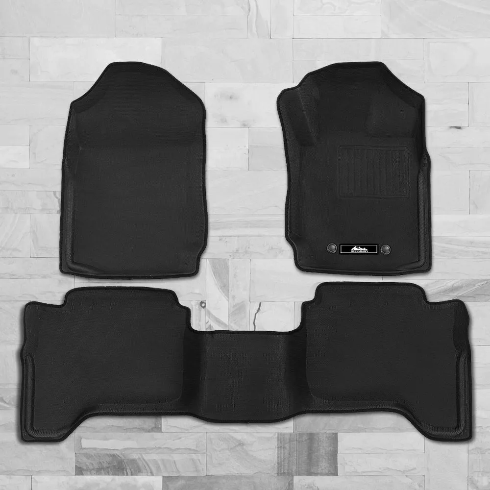 Custom Fit 3D Car Floor Mats for Ford Ranger 2011-2022 Weisshorn