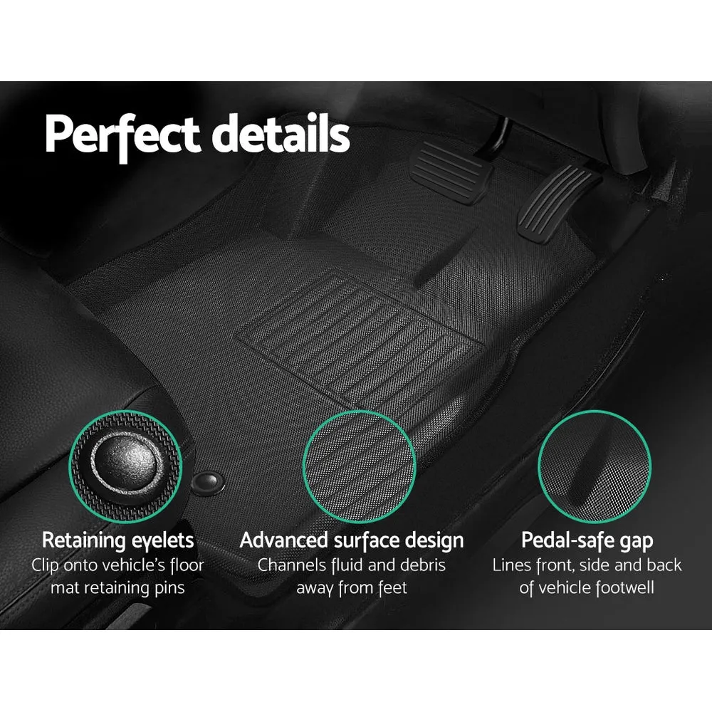 Custom Fit 3D Car Floor Mats for Ford Ranger 2011-2022 Weisshorn