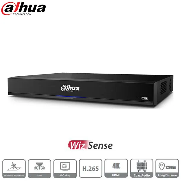 Sure! Heres an optimized title for the e-commerce product:

**Dahua 8-Channel HDCVI DVR with 8MP 4K Resolution, Penta-brid Technology, and 2TB HDD - Analytics  - Compact 1U Design (Model: DH-X82R2A2)**