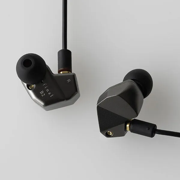 Final Audio B2 Single BA Driver Earphones ( free Glow-in-the-Dark tips)