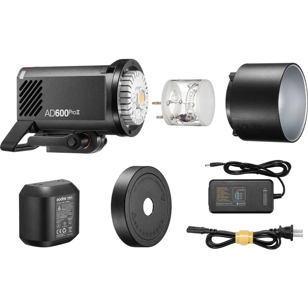 Godox AD600Pro II (Mark 2) Witstro 2.4GHz HSS TTL Studio Flash Strobe Light (Bowens)