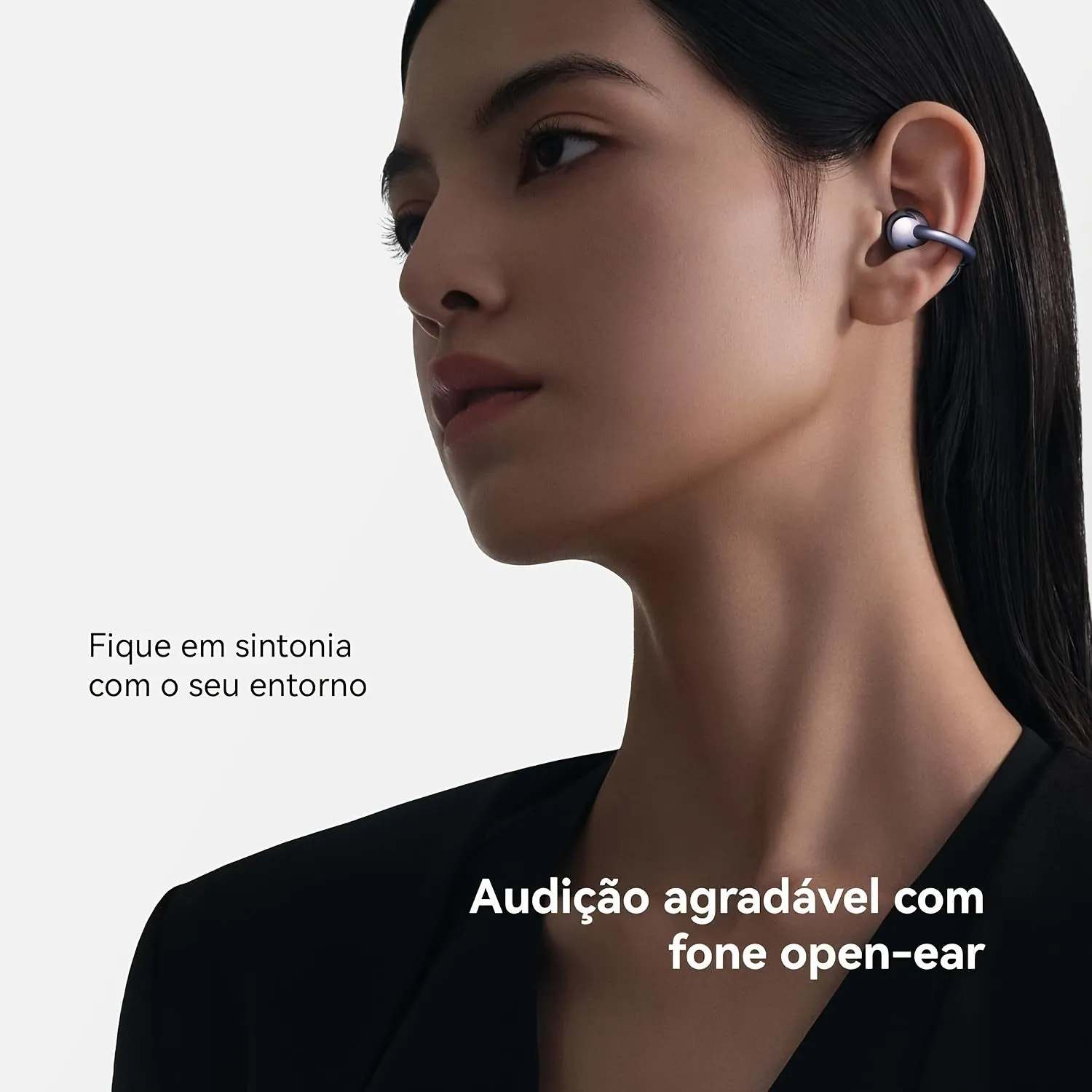 HUAWEI FreeClip, Groundbreaking Aesthetic Design, Feather-light Wearing, Open-ear Listening, AI Crystal-Clear Call, Long Battery Life, Dual-Device Connections