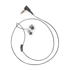 Impact HID-IN Micro Tubeless Listen-Only Earpiece, Black