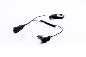 Impact Platinum Series 1-Wire Surveillance Kit for Two-Way Radio with Quick Disconnect Acoustic Tube M1-P1W-AT1