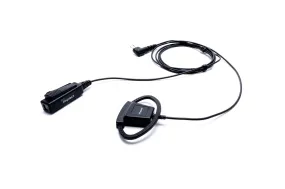 Impact Platinum Series 2-Wire Surveillance Kit for Two-Way Radio with Adjustable D-Shaped Ear Hanger I2-P2W-D1