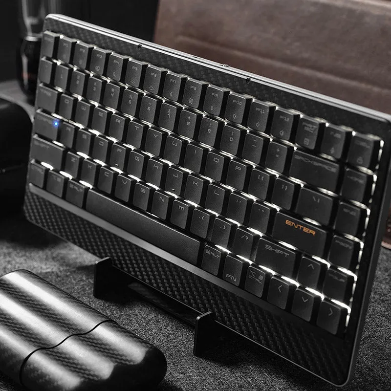 Lofree Edge Low Profile Carbon Fiber & Mg Alloy Mechanical Keyboard The Lightest