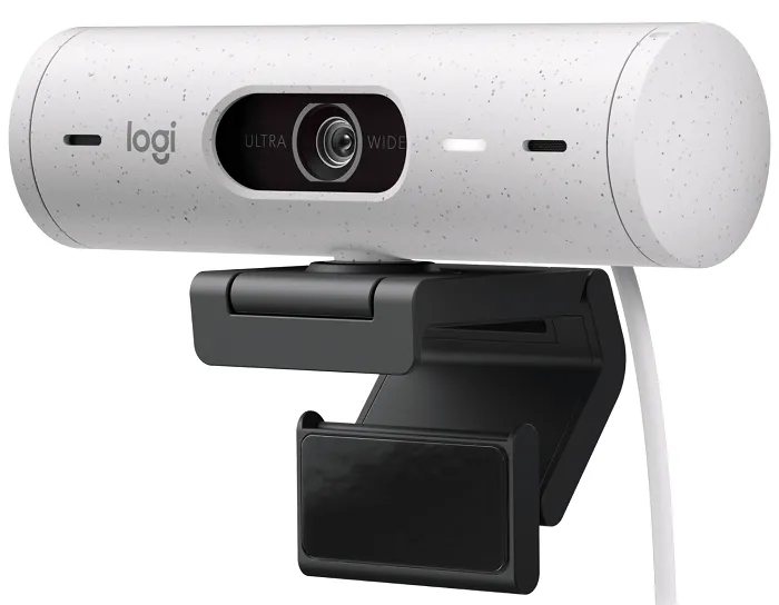 Logitech Brio 500 FHD Webcam with Light Correction & ShowMode (3 Colors)