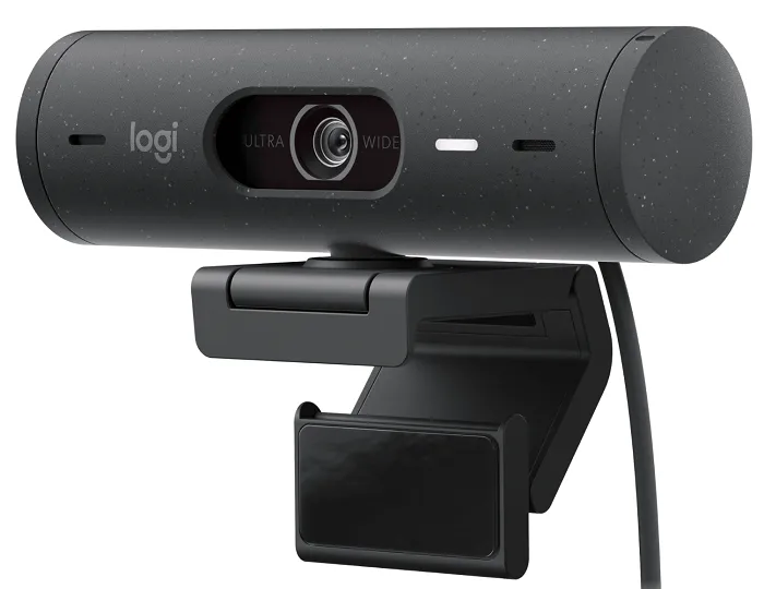 Logitech Brio 500 FHD Webcam with Light Correction & ShowMode (3 Colors)