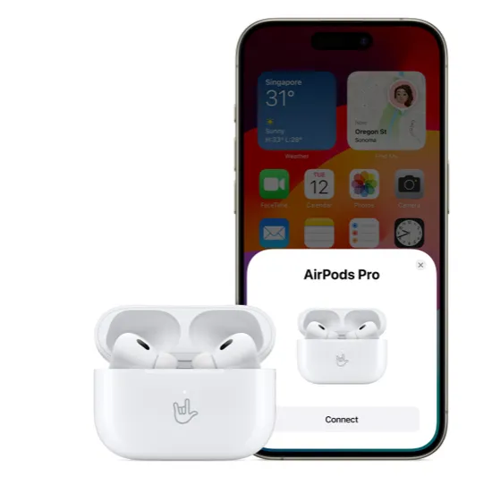 <div style="font-size:80%">Apple AirPods Pro<br>(USB-C/ 2nd Generation)<br>(Apple 1 Year Warranty)</font></div>