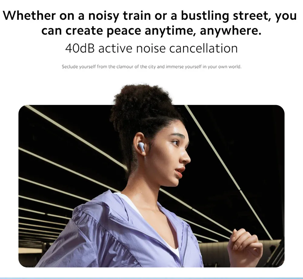 New Global Version Xiaomi Redmi Buds 6 Lite earphone Up to 40dB wide frequency active noise cancellation* Up to 38 hours headset