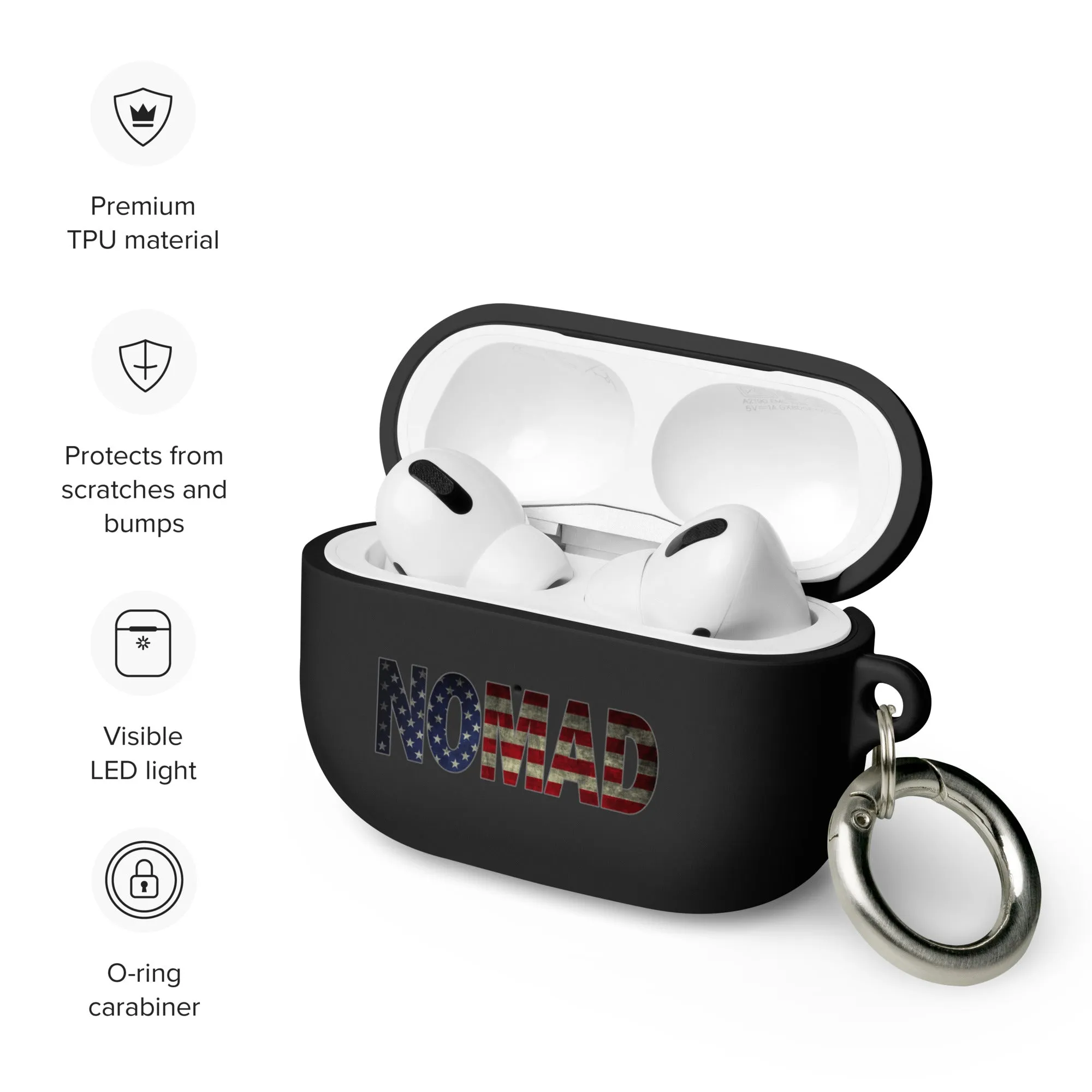 Nomad American Flag AirPods Case