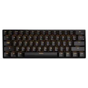 RK61 60% Dual Mode Wireless Mechanical Gaming Keyboard, Black -  Brown Switch (Open-Box)