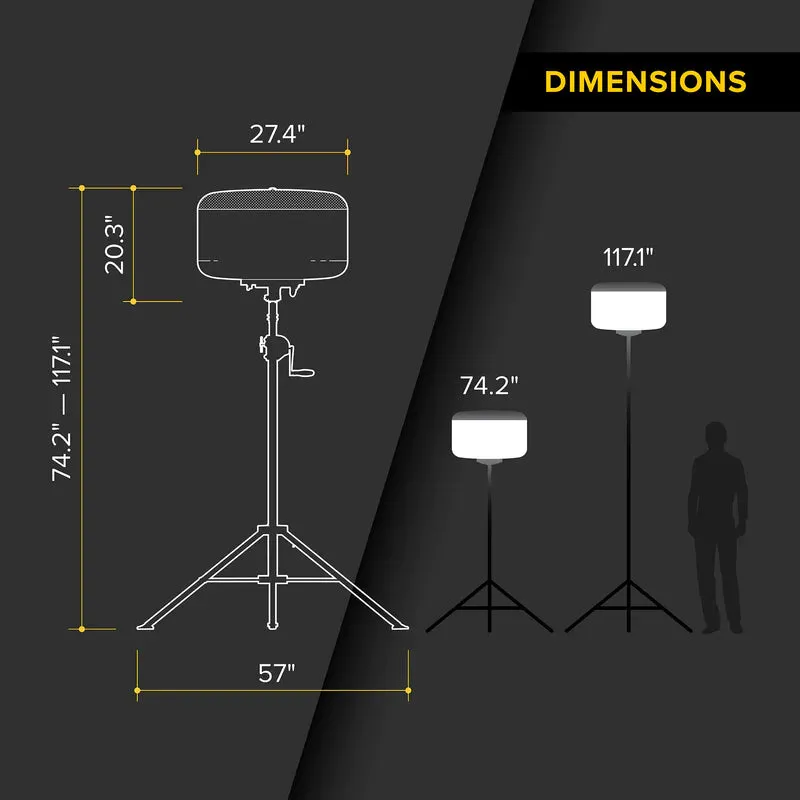 SeeDevil 400 Watt Balloon Light Kit