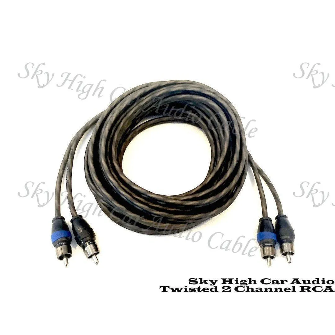 SKY HIGH CAR AUDIO TWISTED 2-CHANNEL TWISTED RCA