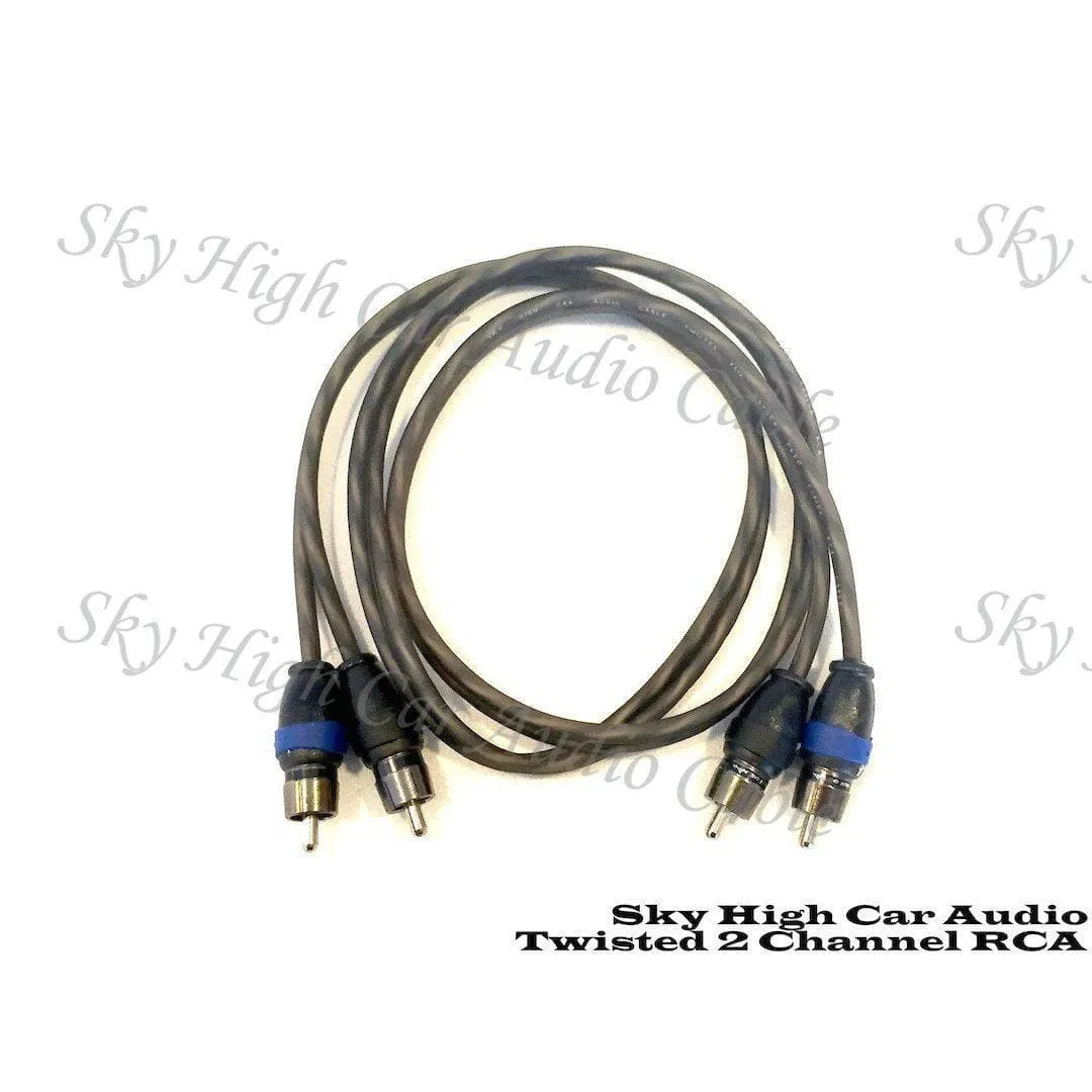 SKY HIGH CAR AUDIO TWISTED 2-CHANNEL TWISTED RCA