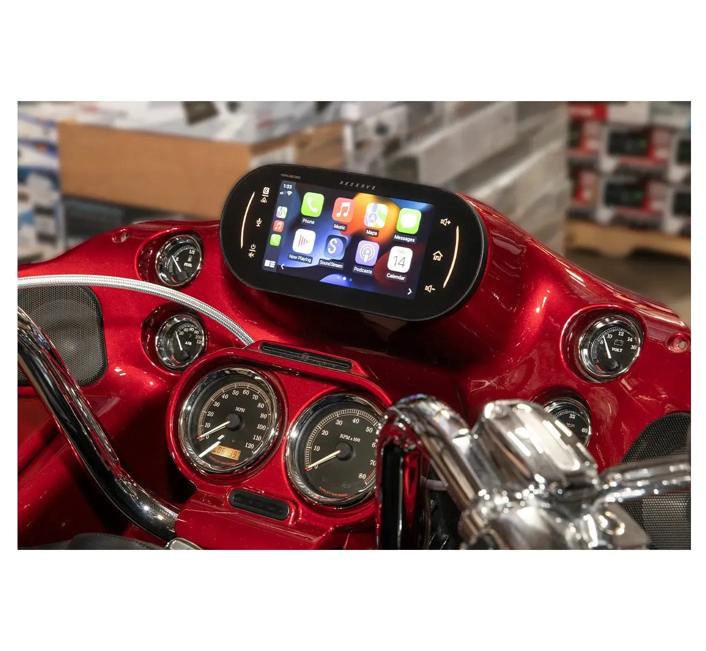 Sound Stream HDHU.9813RG Headunit - Harley Davidson Plug and Play Radio RoadGlide 98-13