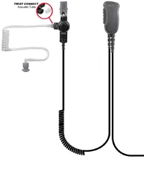 SPM-1323QD, Mirage, Lapel Microphone, Black w/Quick Disconnect