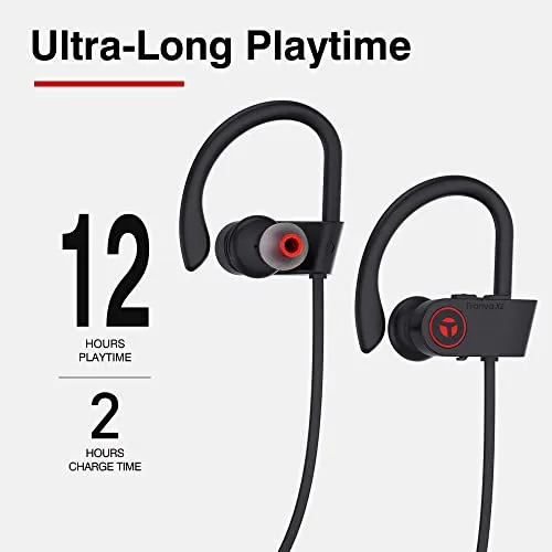 Tranya X2 Wireless Sports Earbuds 2 H Playtime Type C Charging Earphones