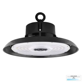 UFO LED High Bay Light 100W Round Industrial Warehouse LED Lighting - 0-10V Dimmable - 120-277V - 5000K Daylight - 13000LM