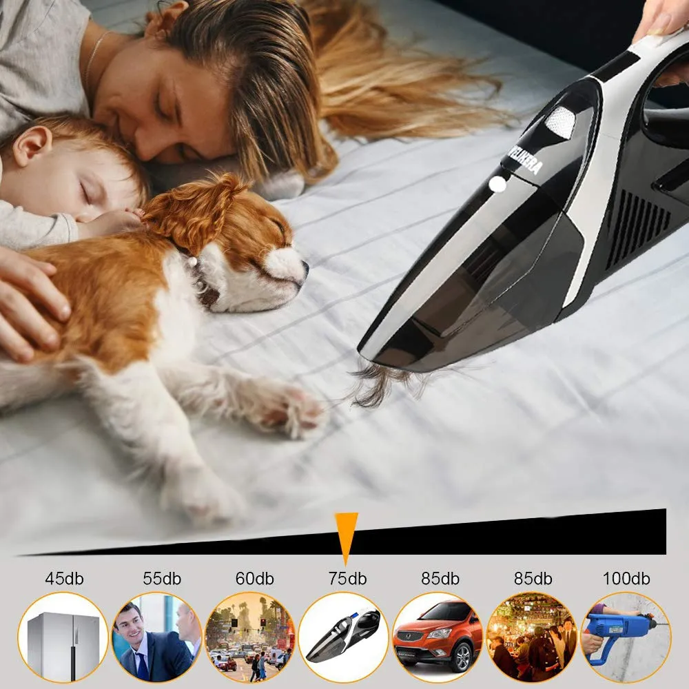 Vacuum For Cars, Hom Rechargeable Portable Vacuum For Cars, Home