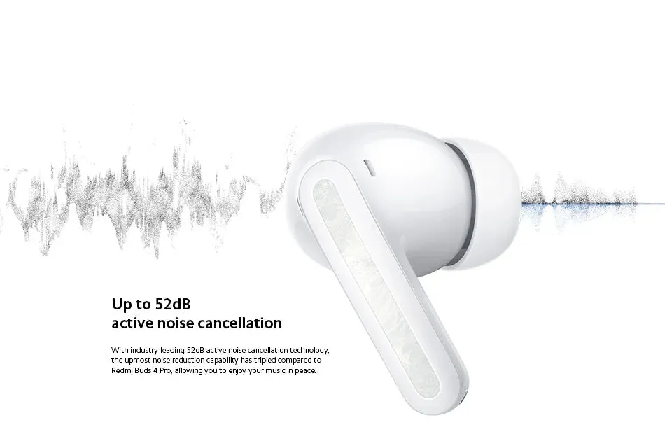 [World Premiere] Global Version Xiaomi Redmi Buds 5 Pro Up to 52dB Active Noise Cancellation 38 Hours Long Battery