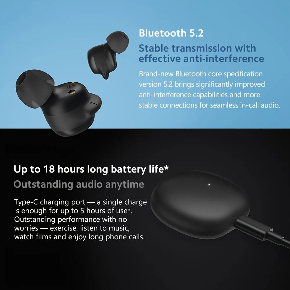 Xiaomi Redmi Buds 3 Lite Wireless 5.2 Earbuds Mini Earphones Wireless Headphones With Microphone Sport Running Stereo